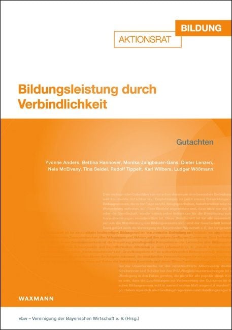 Produktbild: Bildungsleistung durch Verbindlichkeit