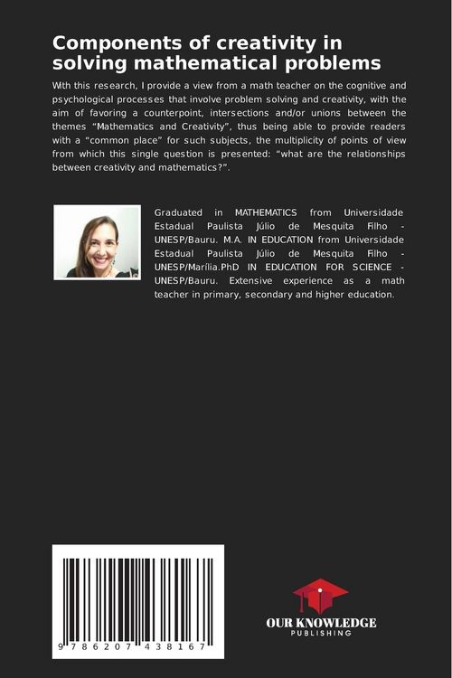 Produktbild: Components of creativity in solving mathematical problems