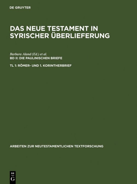 Produktbild: R&ouml;mer- und 1. Korintherbrief