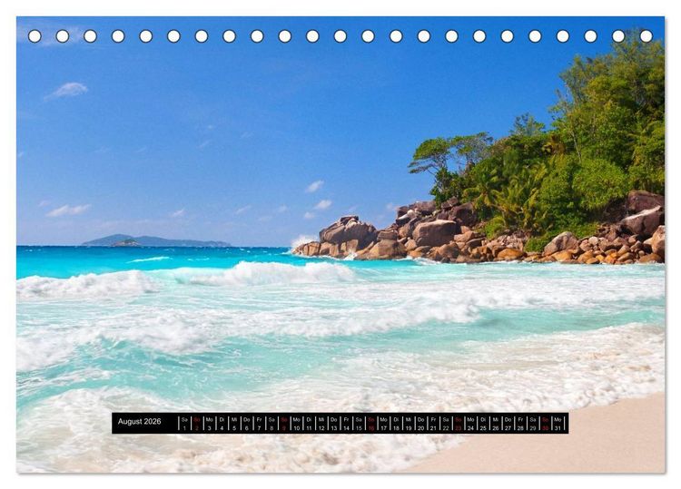 Produktbild: Seychellen (Tischkalender 2026 DIN A5 quer), CALVENDO Monatskalender