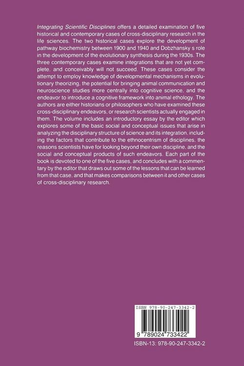 Produktbild: Integrating Scientific Disciplines