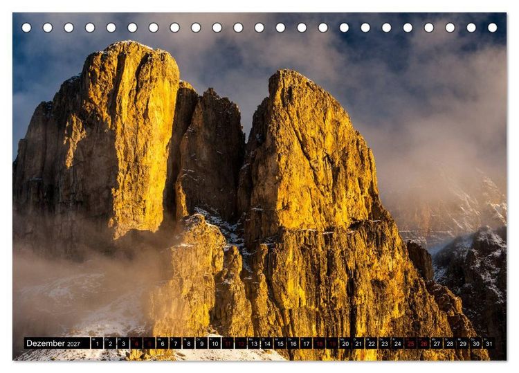 Produktbild: Sellagruppe. Dolomiten (Tischkalender 2027 DIN A5 quer), CALVENDO Monatskalender