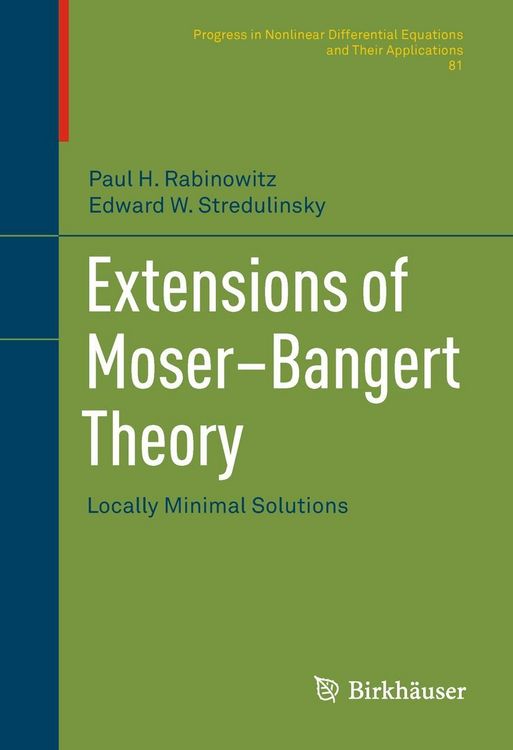 Produktbild: Extensions of Moser-Bangert Theory
