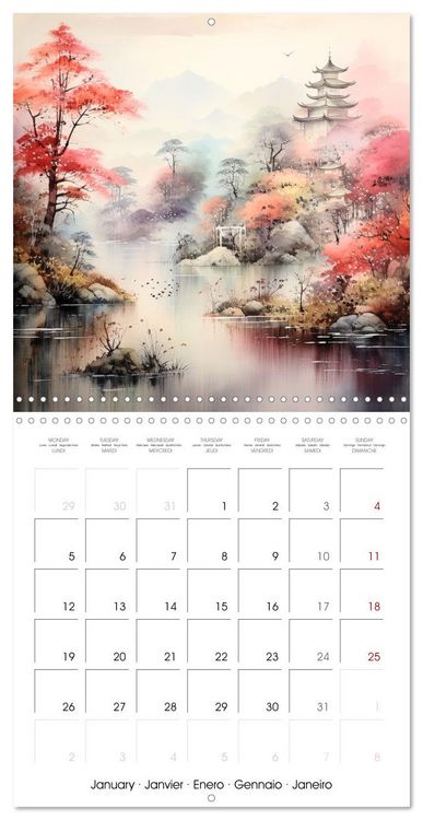 Produktbild: Terres d'habitats (Calendrier mural carr&eacute; 2026 30x30 cm) Calendrier double avec une page pour vos prises de notes