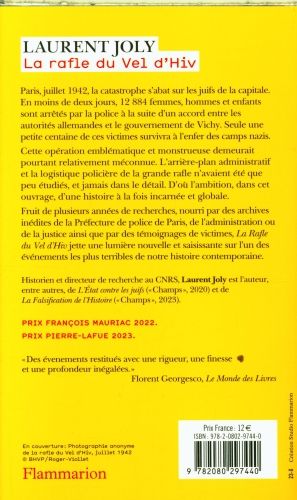 Produktbild: La rafle du Vel d'Hiv : Paris, juillet 1942