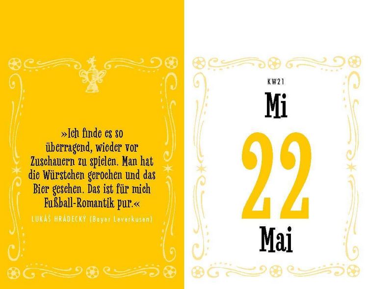 Traumfußball - Der Arnd-Zeigler-Kalender 2024