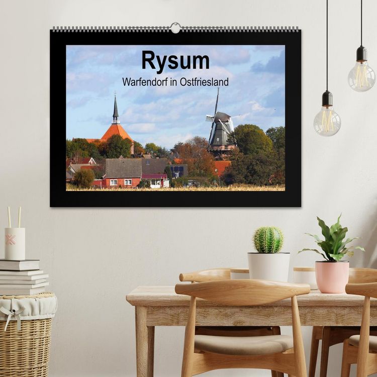 Produktbild: Rysum - Warfendorf in Ostfriesland (Wandkalender 2026 DIN A2 quer), CALVENDO Monatskalender