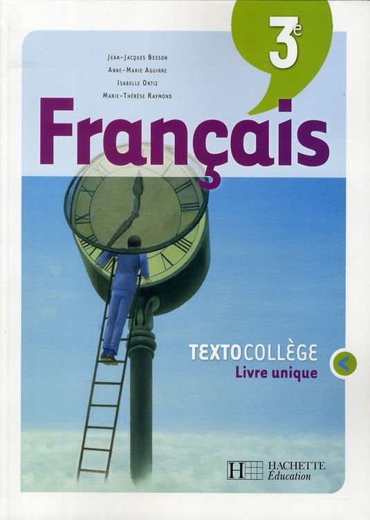 Produktbild: Francais ; 3eme ; Textocollege ; Livre de l'Eleve (Edition 2008)