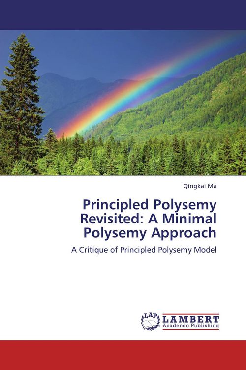 Produktbild: Principled Polysemy Revisited: A Minimal Polysemy Approach