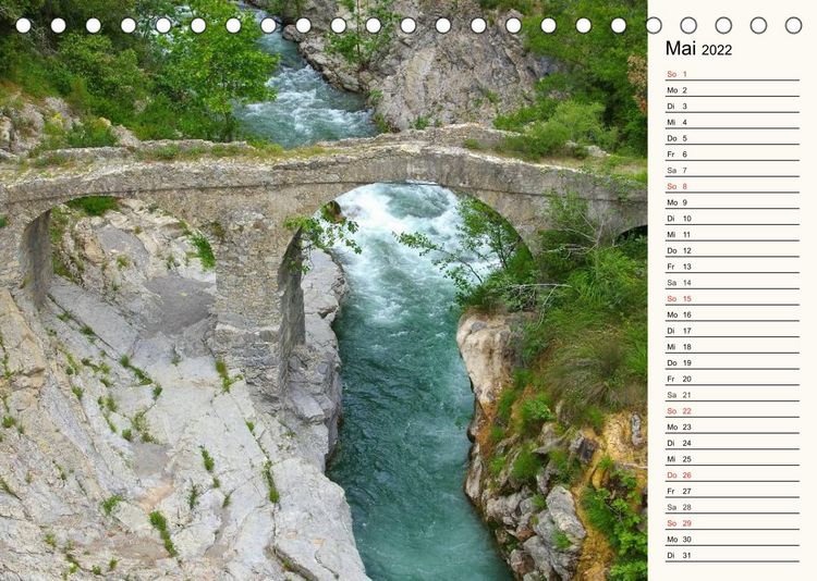 Produktbild: Steinbogenbr&uuml;cken in Italien (Tischkalender 2022 DIN A5 quer)