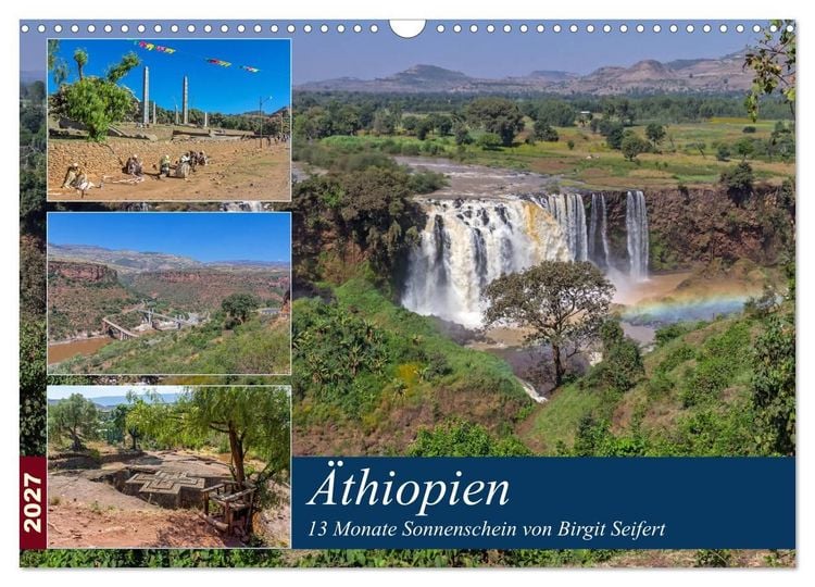 Produktbild: &Auml;thiopien - 13 Monate Sonnenschein (Wandkalender 2027 DIN A3 quer), CALVENDO Monatskalender