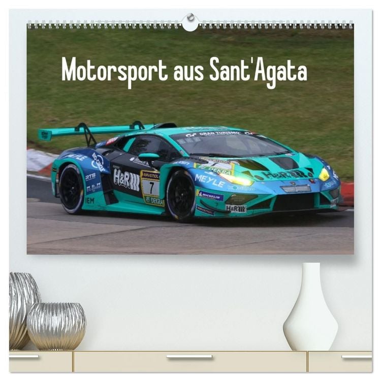 Produktbild: Motorsport aus Sant&rsquo;Agata (hochwertiger Premium Wandkalender 2027 DIN A2 quer), Kunstdruck in Hochglanz