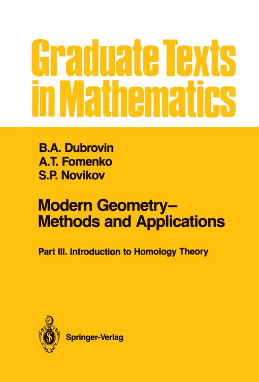 Produktbild: Modern Geometry&mdash;Methods and Applications