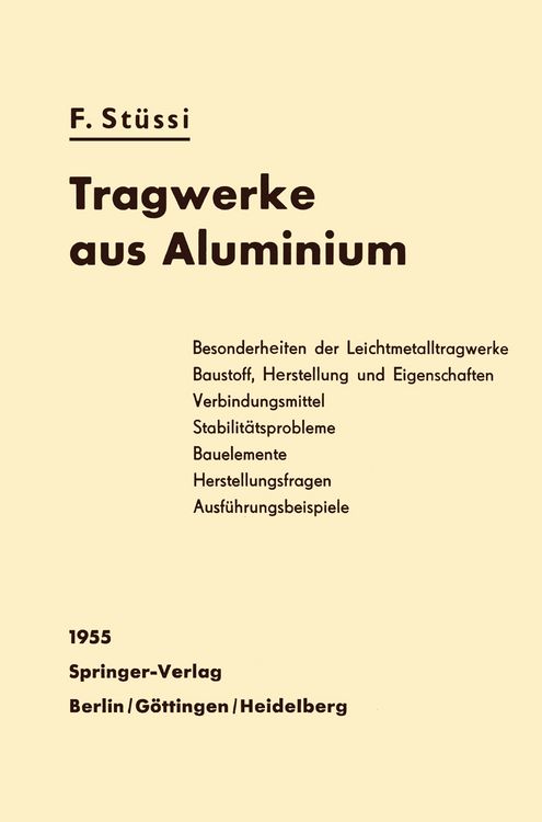Produktbild: Tragwerke aus Aluminium
