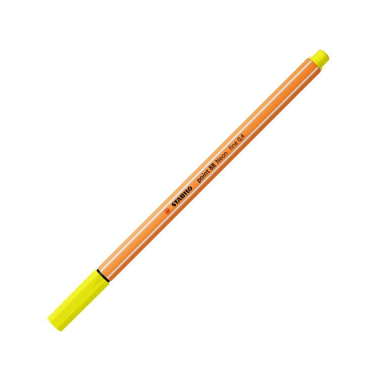 Produktbild: STABILO Fineliner -   point 88 - 6er Pack - Neonfarben
