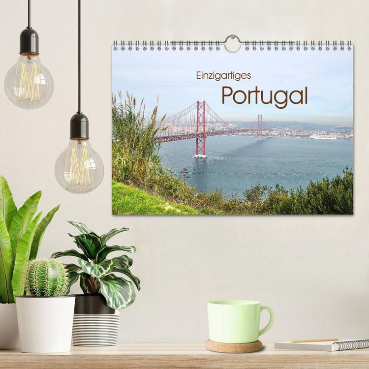Produktbild: Einzigartiges Portugal (Wandkalender 2026 DIN A4 quer), CALVENDO Monatskalender