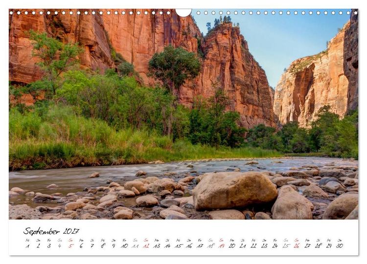 Produktbild: National-Parks der USA (Wandkalender 2027 DIN A3 quer), CALVENDO Monatskalender