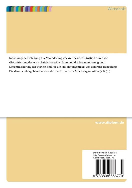 Produktbild: Leistungsabh&auml;ngige Entlohnung