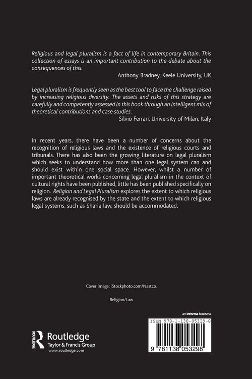 Produktbild: Religion and Legal Pluralism
