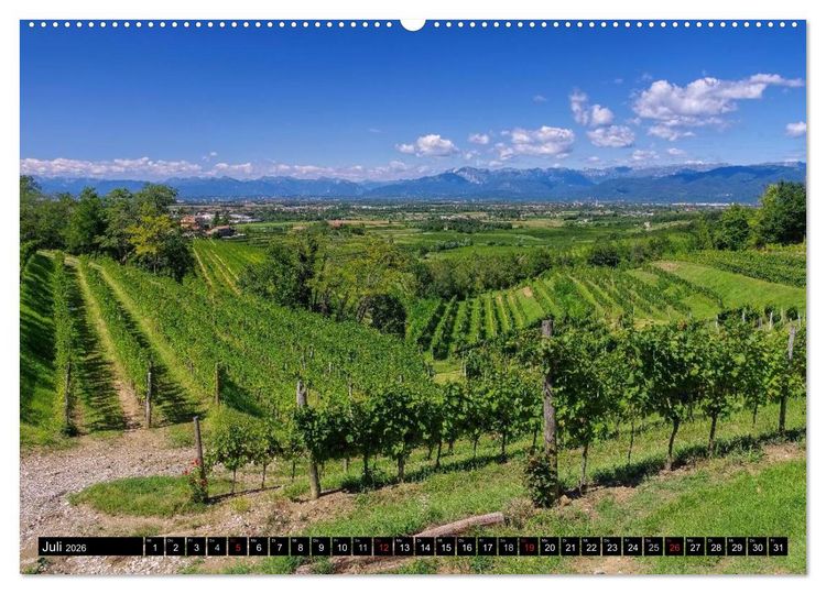 Produktbild: Friaul-Julisch Venetien - zwischen Alpen und Adria (Wandkalender 2026 DIN A2 quer), CALVENDO Monatskalender