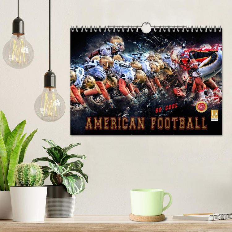 Produktbild: American Football - so cool (Wandkalender 2026 DIN A4 quer), CALVENDO Monatskalender