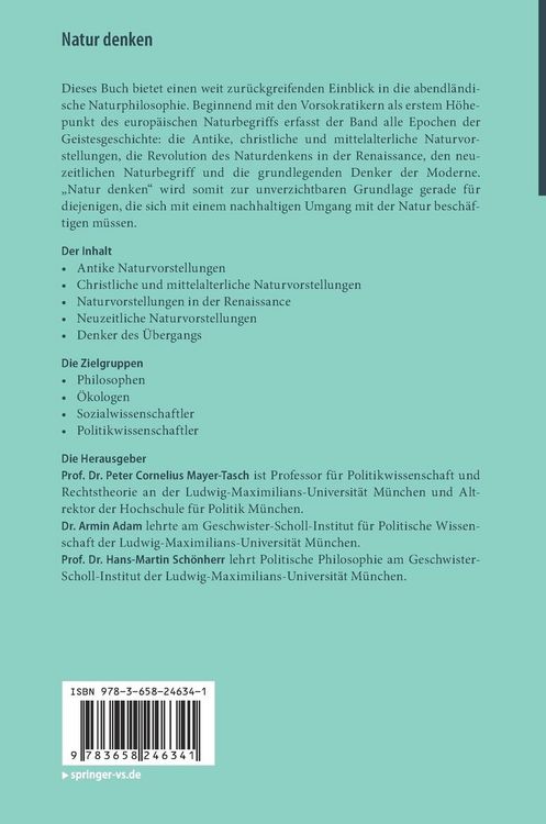 Produktbild: Natur denken
