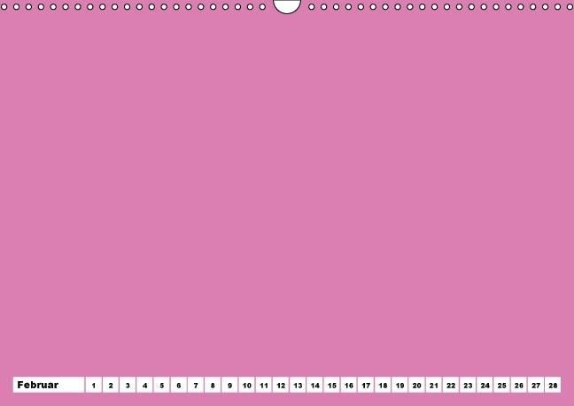 Produktbild: Bunter Bastelkalender f&uuml;r M&auml;dchen (Wandkalender immerw&auml;hrend DIN A3 quer)