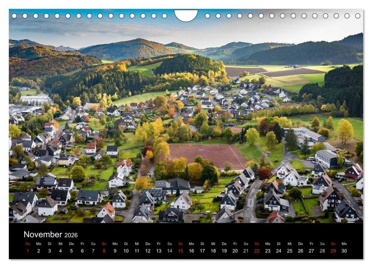 Produktbild: Brilon aus der Vogelperspektive (Wandkalender 2026 DIN A4 quer), CALVENDO Monatskalender