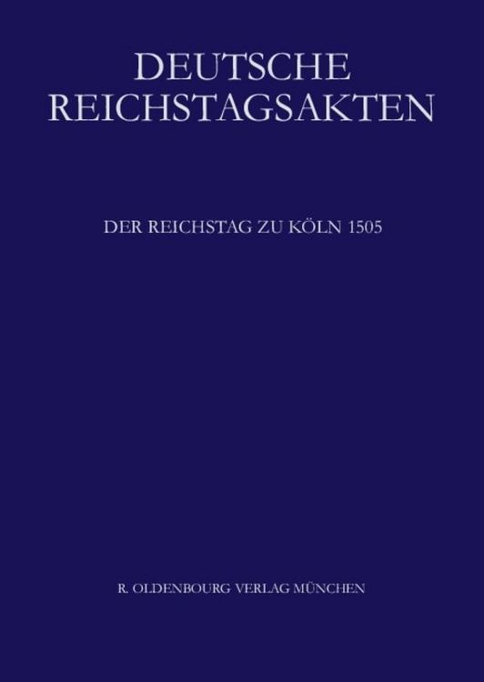 Produktbild: Der Reichstag zu K&ouml;ln 1505