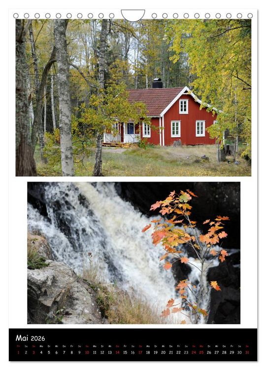 Produktbild: Smaland in Schweden 2026 (Wandkalender 2026 DIN A4 hoch), CALVENDO Monatskalender
