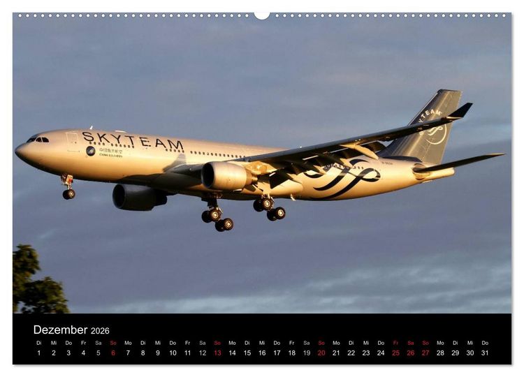 Produktbild: Sch&ouml;nheit der Flugzeuge (hochwertiger Premium Wandkalender 2026 DIN A2 quer), Kunstdruck in Hochglanz