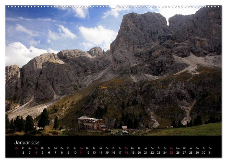 Produktbild: Alpe di Siusi - Seiser Alm (hochwertiger Premium Wandkalender 2026 DIN A2 quer), Kunstdruck in Hochglanz