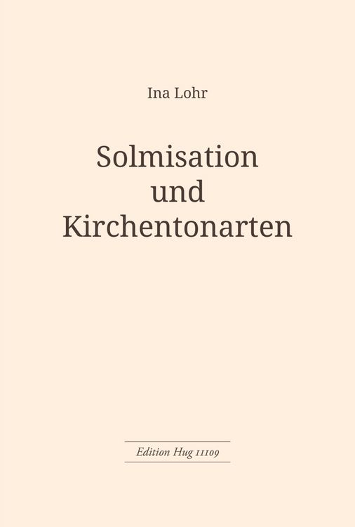 Produktbild: Solmisation und Kirchentonarten