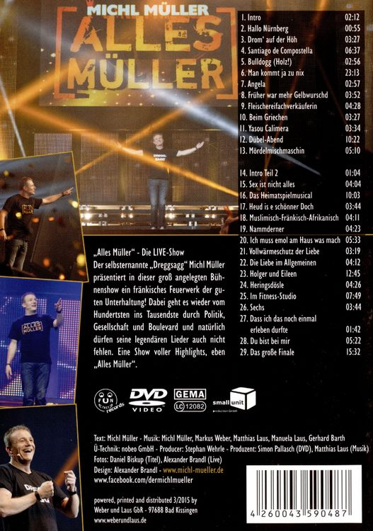 Produktbild: Michl M&uuml;ller - Alles M&uuml;ller - Live