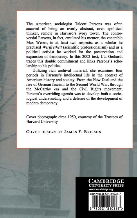 Produktbild: Talcott Parsons
