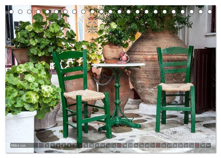 Produktbild: Griechische Momente (Tischkalender 2026 DIN A5 quer), CALVENDO Monatskalender