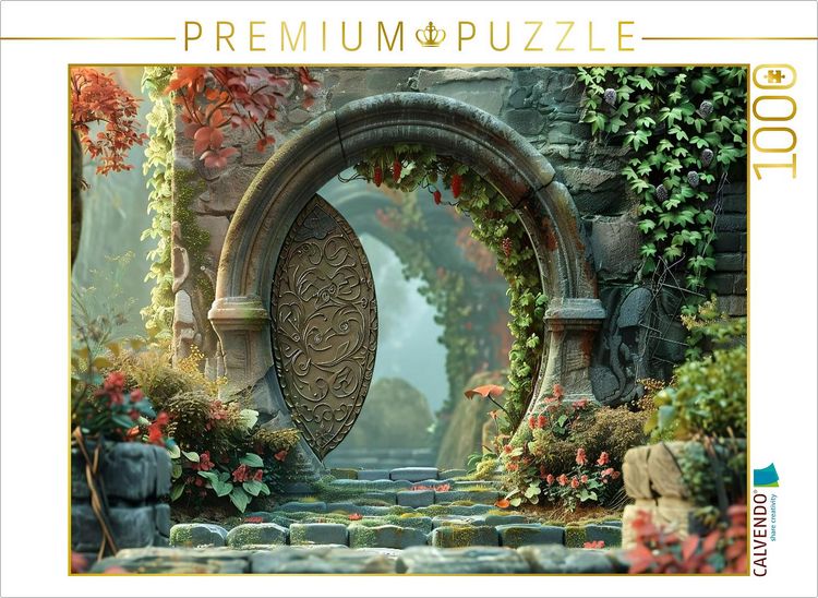 Produktbild: CALVENDO Puzzle Ein Motiv aus dem Kalender "T&uuml;ren, die Geschichten erz&auml;hlen" | 1000 Teile Lege-Gr&ouml;&szlig;e 64x48cm Foto-Puzzle f&uuml;r gl&uuml;ckliche Stunden