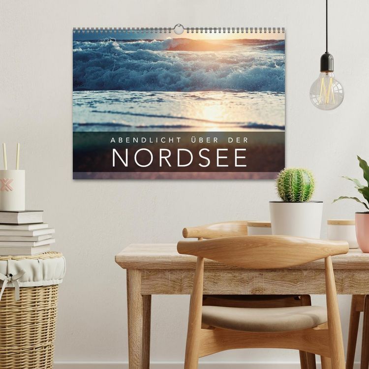 Produktbild: Abendlicht &uuml;ber der Nordsee (Wandkalender 2026 DIN A3 quer), CALVENDO Monatskalender