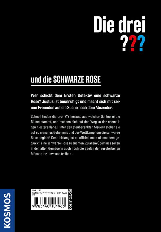 Produktbild: Die drei ??? und die schwarze Rose
