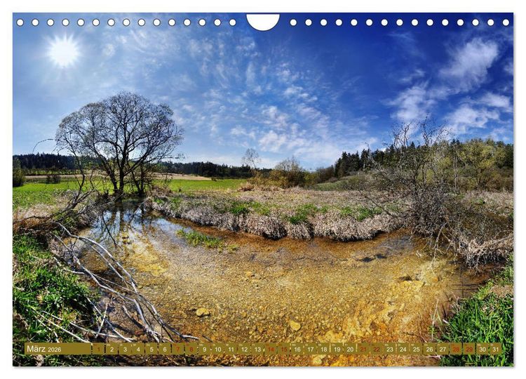 Produktbild: Landschaften im Altm&uuml;hltal (Wandkalender 2026 DIN A4 quer), CALVENDO Monatskalender