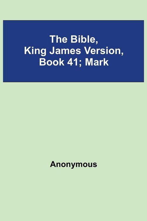 Produktbild: The Bible, King James Version, Book 41; Mark