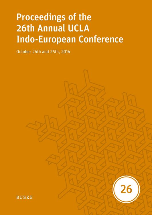 Produktbild: Proceedings of the 26th Annual UCLA Indo-European Conference