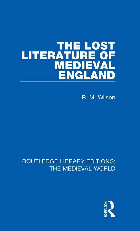Produktbild: The Lost Literature of Medieval England