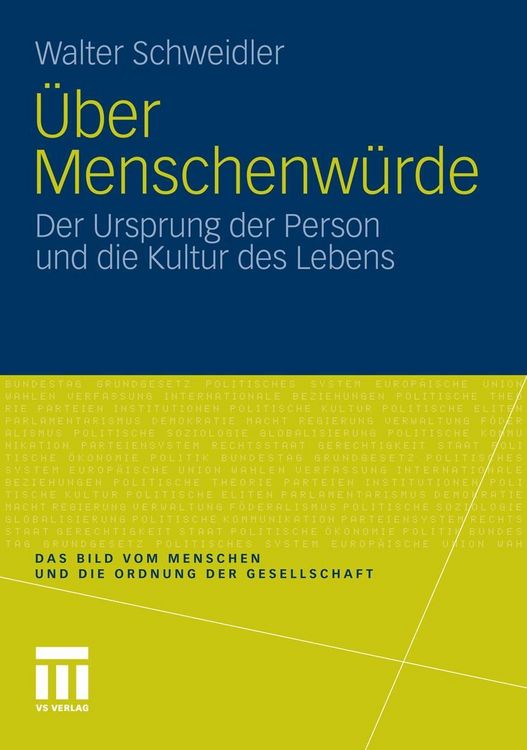 Produktbild: &Uuml;ber Menschenw&uuml;rde