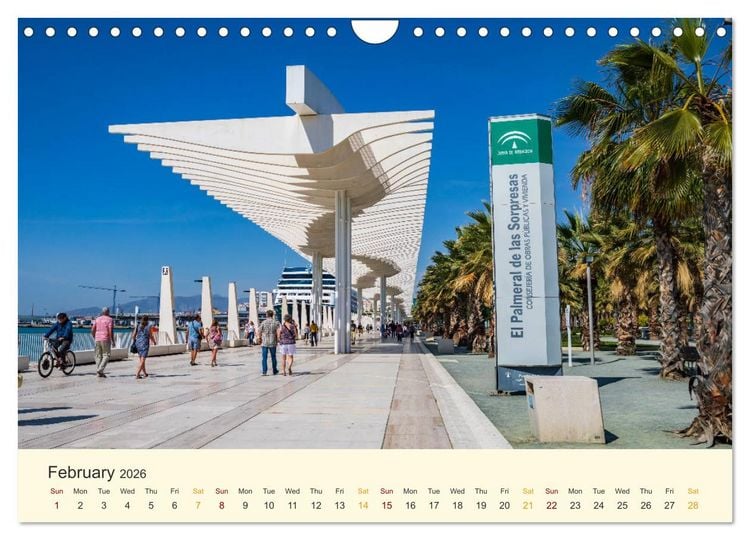 Produktbild: Costa del Sol - the sunny side of Andalusia (Wall Calendar 2026 DIN A4 landscape), CALVENDO 12 Month Wall Calendar