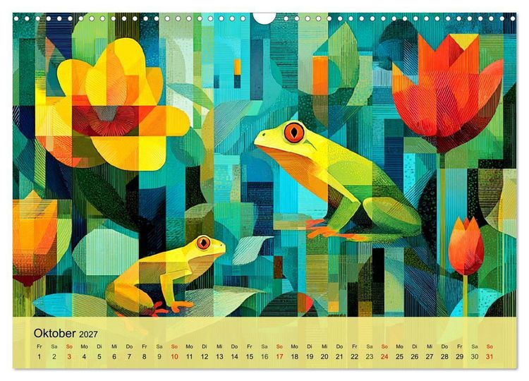 Produktbild: Leuchtender Urwald. Dschungel zwischen Form und Wildnis (Wandkalender 2027 DIN A3 quer), CALVENDO Monatskalender
