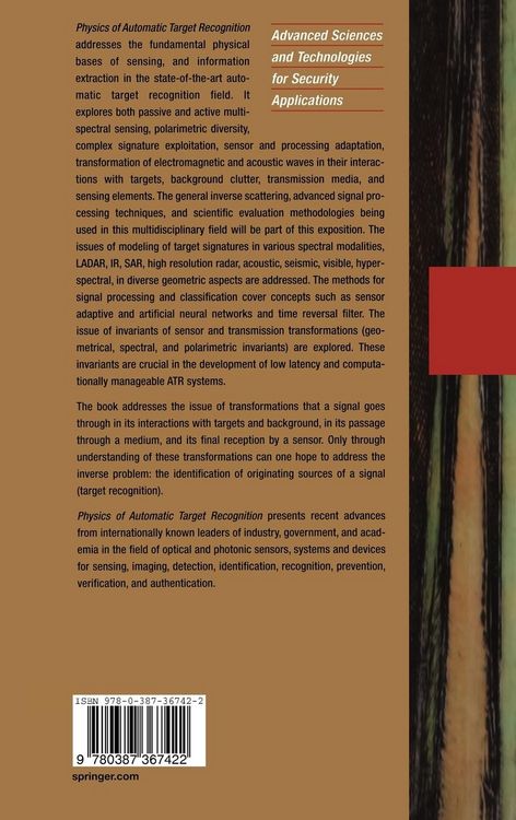 Produktbild: Physics of Automatic Target Recognition