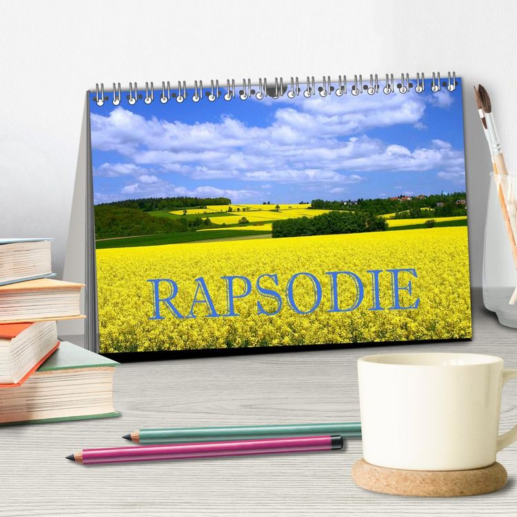 Produktbild: Rapsodie (Tischkalender 2026 DIN A5 quer), CALVENDO Monatskalender