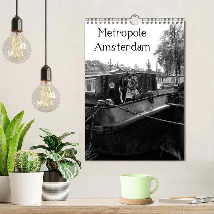 Produktbild: Metropole Amsterdam (Wandkalender 2026 DIN A4 hoch), CALVENDO Monatskalender