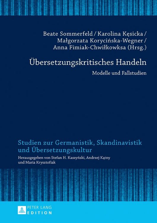 Produktbild: &Uuml;bersetzungskritisches Handeln